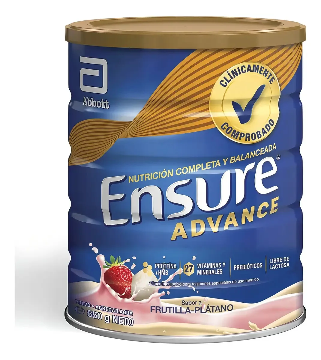 Ensure Advance Frutilla y Plátano 850 g