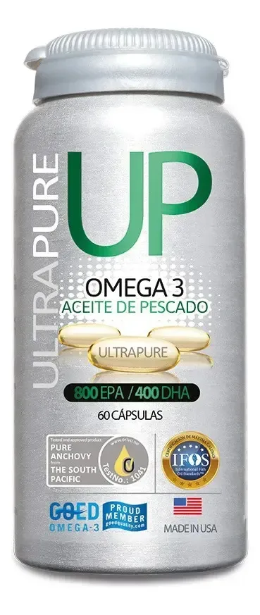 Up Omega 3 Ultrapure (60 cápsulas)